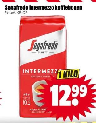 Segafredo intermezzo koffiebonen