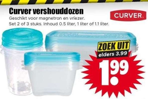 Curver vershouddozen