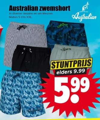 Australian zwemshort