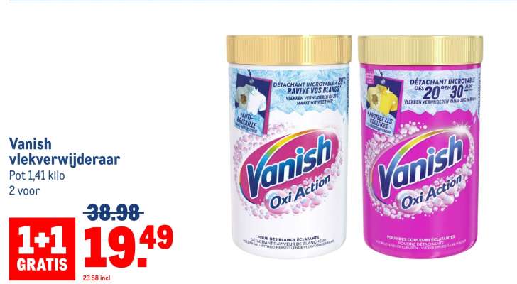Vanish vlekverwijderaar