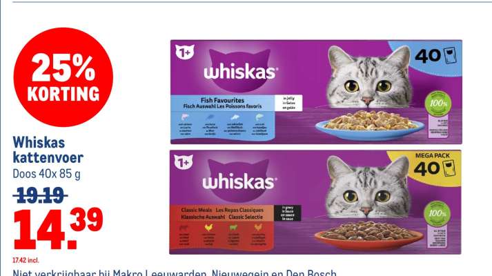 Whiskas kattenvoer