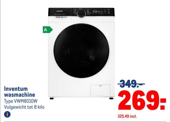 Inventum wasmachine