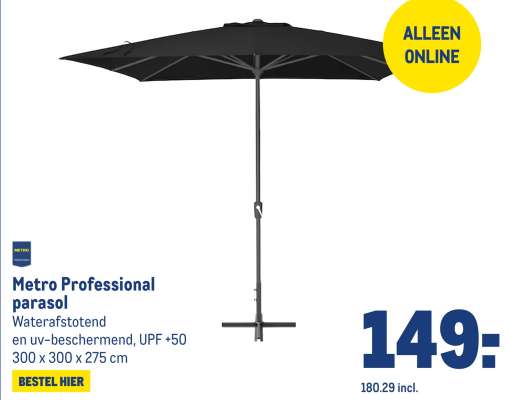 Metro Professional parasol
