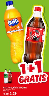 Coca-Cola, Fanta en Sprite