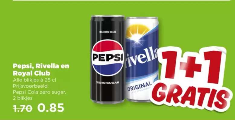 Pepsi, Rivella en Royal Club