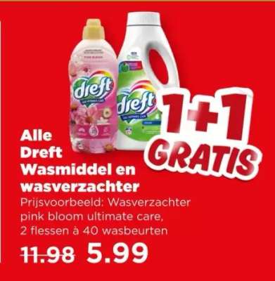 Alle Dreft Wasmiddel en wasverzachter