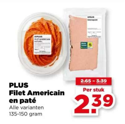 PLUS Filet américain en paté