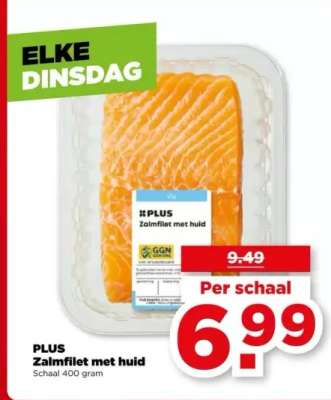 PLUS Zalmfilet met huid