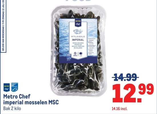 Metro Chef imperial mosselen MSC