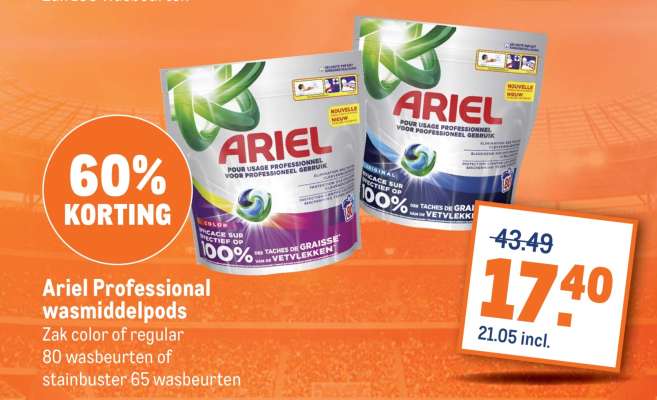 Ariel Professional wasmiddelpods
