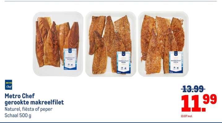 Metro Chef gerookte makreelfilet