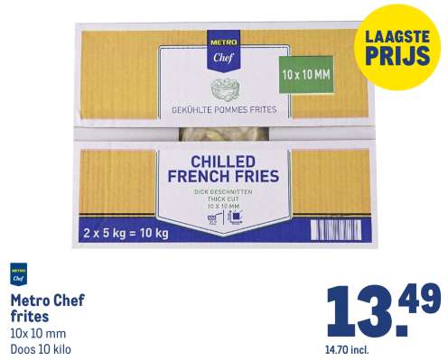 Metro Chef frites