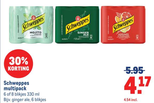 Schweppes multipack