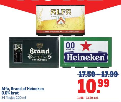 Alfa, Brand of Heineken 0.0% krat