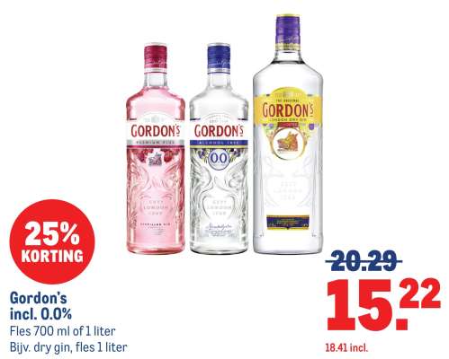 Gordon's incl. 0.0%