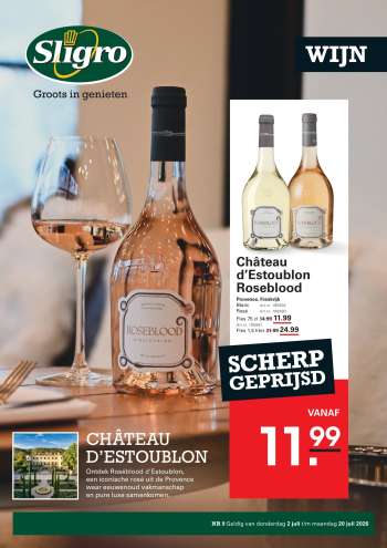 Sligro-aanbieding - 2-7-2026 - 20-7-2026.