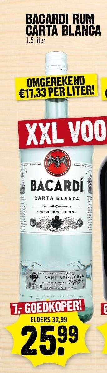 Bacardi Rum Carta Blanca