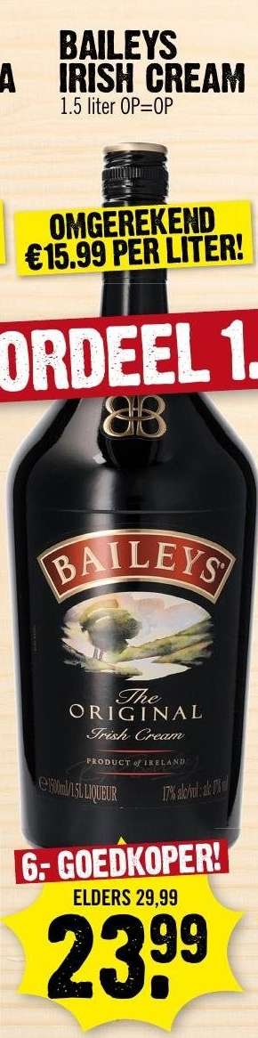 BAILEYS IRISH CREAM