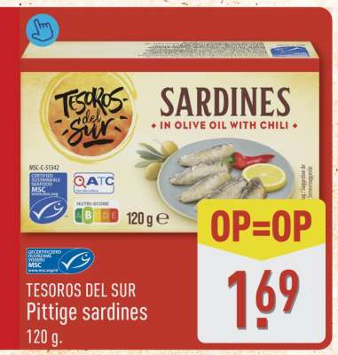 TESOROS DEL SUR Pittige sardines