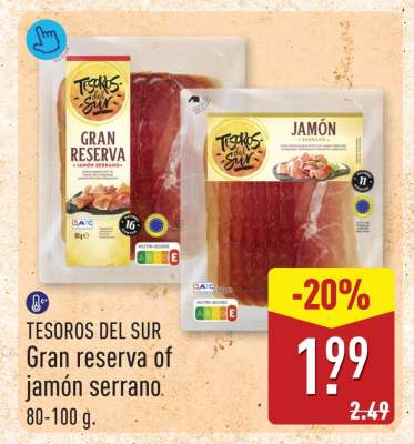 TESOROS DEL SUR Gran reserva of jamón serrano