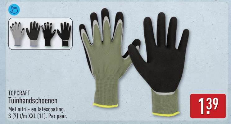 TOPCRAFT Tuinhandschoenen