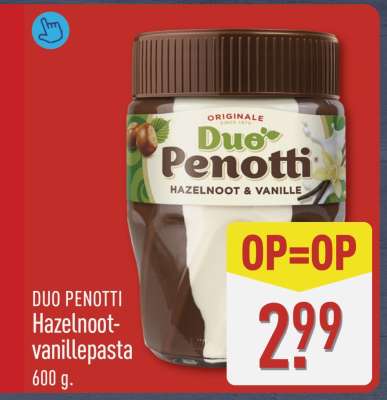 DUO PENOTTI Hazelnoot-vanillepasta