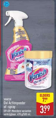 VANISH Oxi Actionpoeder of -spray