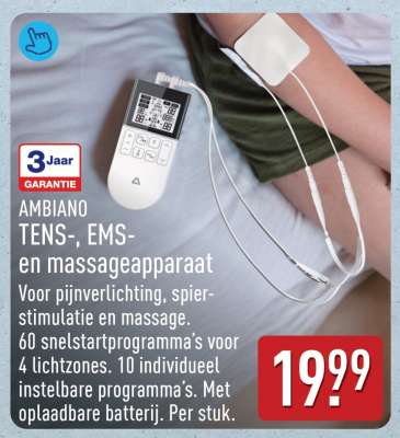 AMBIANO TENS-, EMS- en massageapparaat