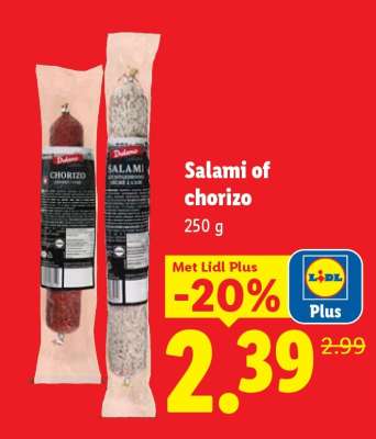 Salami of chorizo