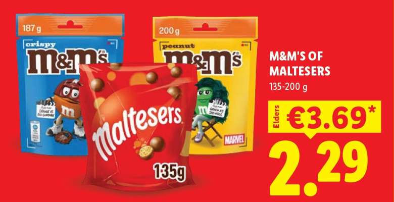 M&M’s of Maltesers