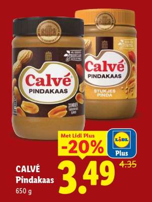 CALVÉ Pindakaas