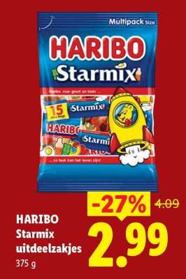 HARIBO Starmix uitdeelzakjes
