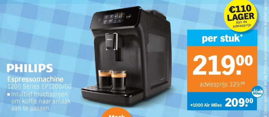 PHILIPS Espressomachine 1200 Series EP1200/00
