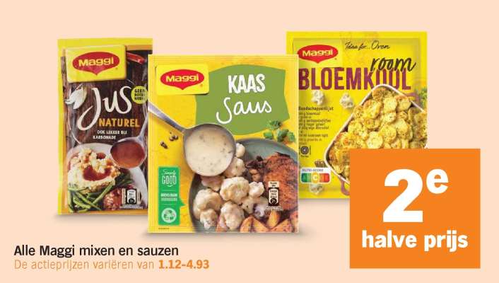 Alle Maggi mixen en sauzen