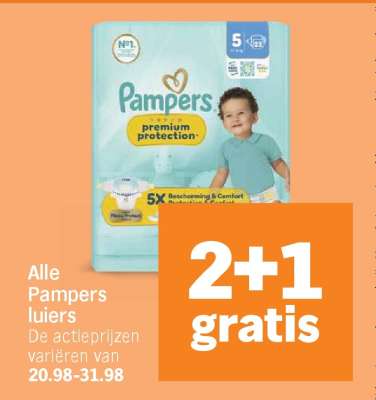 Alle Pampers luiers