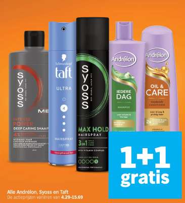 Alle Andrélon, Syoss en Taft