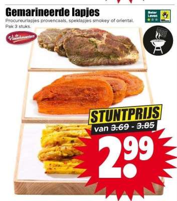 Gemarineerde lapjes