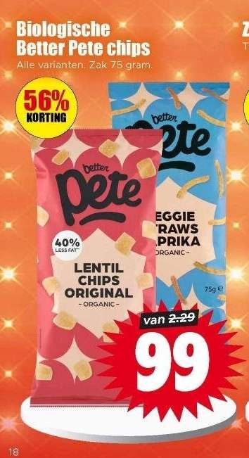 Biologische Better Pete chips