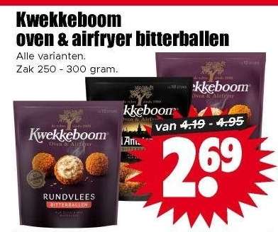 Kwekkeboom oven & airfryer bitterballen