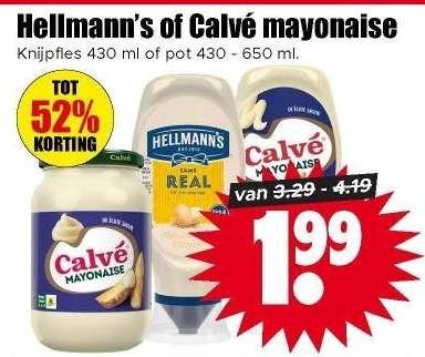 Hellmann's of Calvé mayonaise