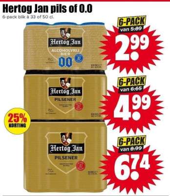 Hertog Jan pils of 0.0