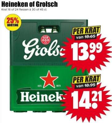 Heineken of Grolsch