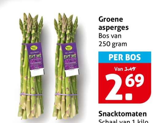 Groene asperges