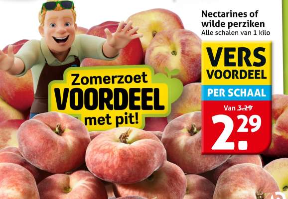 Nectarines of wilde perziken