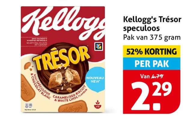 Kellogg’s Trésor speculoos
