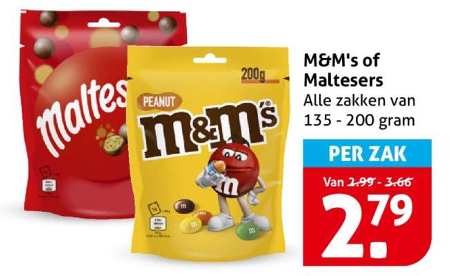 M&M’s of Maltesers