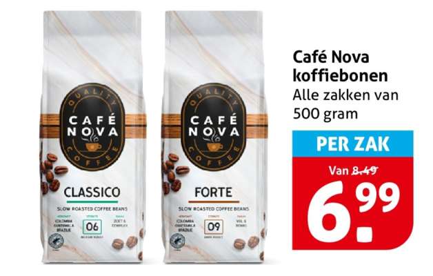 Café Nova koffiebonen