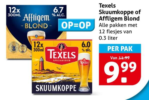 Texels Skuumkoppe of Affligem Blond