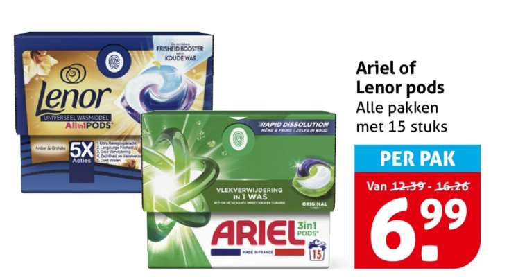 Ariel of Lenor pods