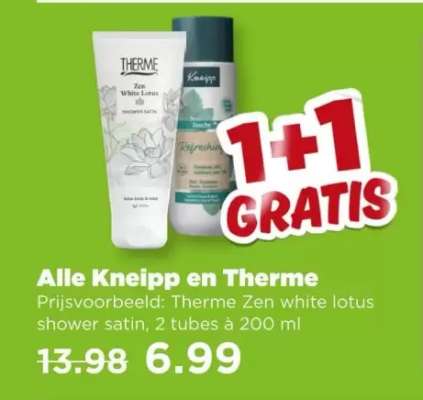 Therme Zen white lotus shower satin